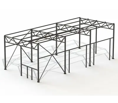 Проект ангара прямостенного 13x90x5